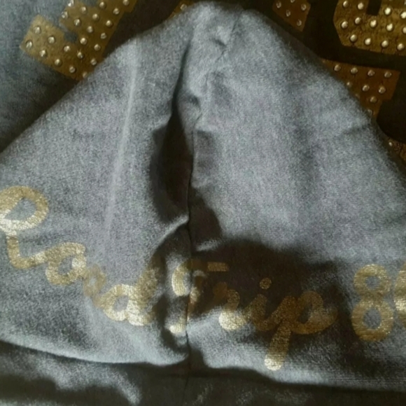 Vintage Gray Bling PINK Victoria Secret Zip up - Picture 5 of 5